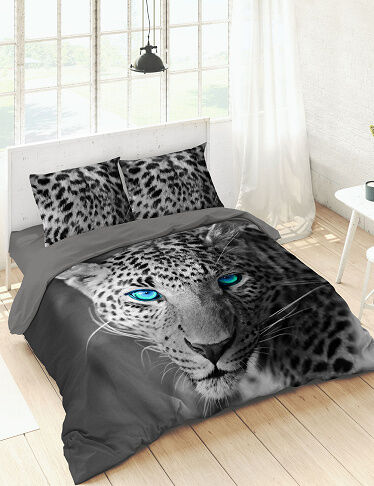 VEDIA Duvetanzug «Leopard» 240 x 240 cm