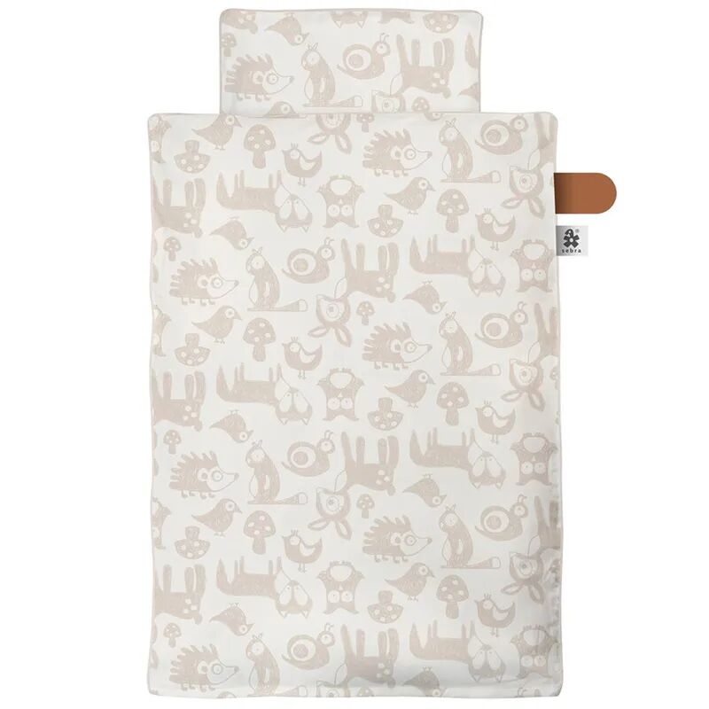 Sebra Bettwäsche BABY – FOREST (70x100/40x45) in beige