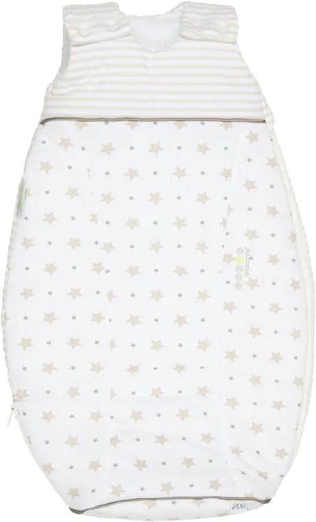 Odenwälder Jersey-Schlafsack BABY-NEST® AIRPOINTS® STARS in weiß/beige