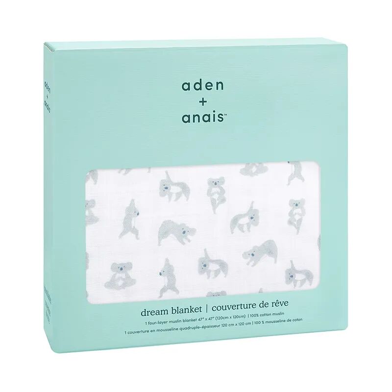 aden + anais Schmusedecke DREAM BLANKET – NOW + ZEN (120x120) in mint/weiß