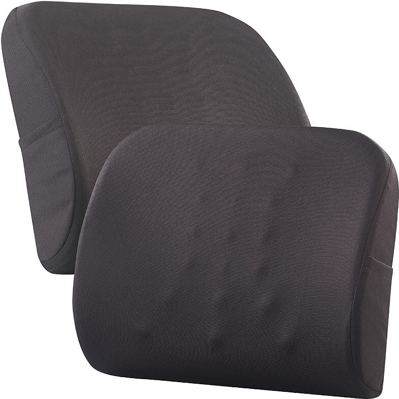 newgen medicals 2er-Set Ergonomisches Lenden & Rückenkissen aus Memory Foam