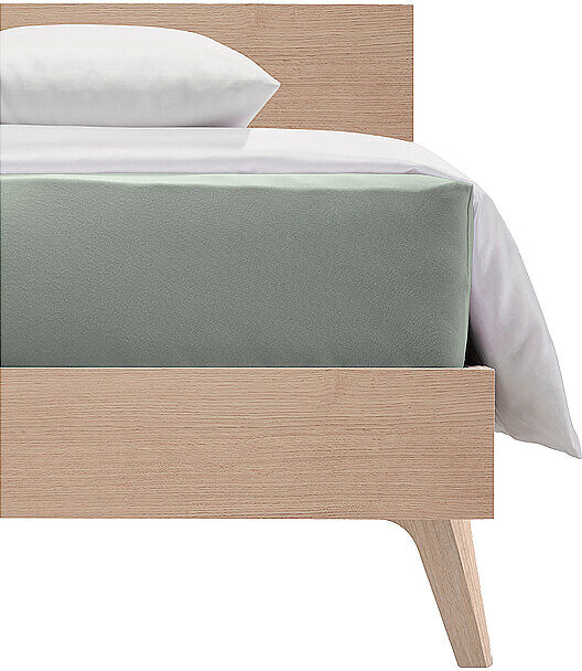 FLEURESSE Jerseyspannleintuch Elasto Comfort XL Boxspringbett 160x200 Salbei olive   COMFORT XL 1119