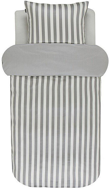 Marc O' Polo HOME Satin-Bettwäsche "Classic Stripe" 70x90cm/140x200cm  grau   730001-100AT