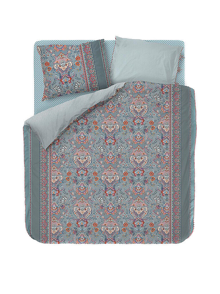 PIP STUDIO Perkal Bettwäsche 2x 70x90cm / 200x200cm Chintz Festival Blue blau   225002