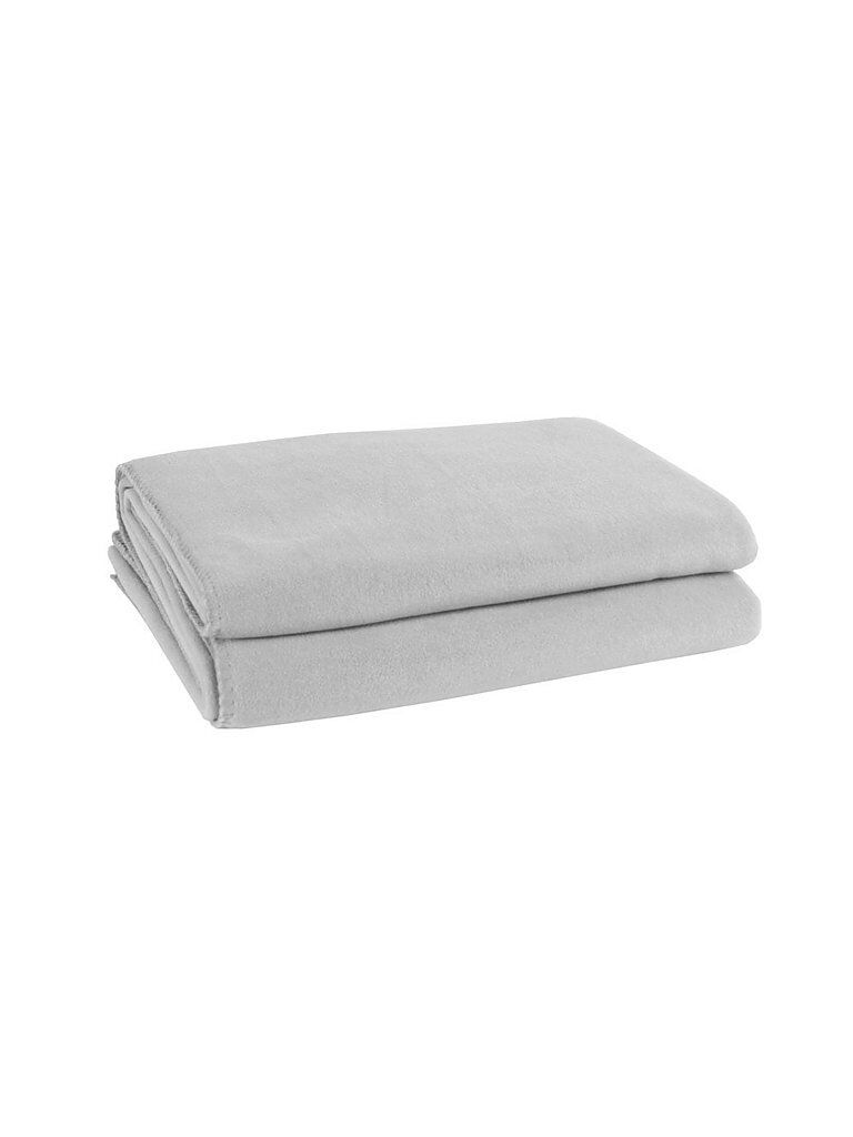 ZOEPPRITZ Softfleece-Decke 160x200cm (light grey) grau   103291