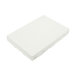 EXKLUSIV HEIMTEXTIL Jersey Spannbettlaken Premium  Marke 90 - 100 x 200 cm Weiß