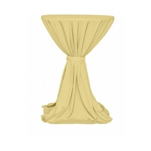 Gastro Uzal Milano Stehtischdecke Überwurf 60 - 80 cm Creme