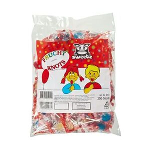 Holland Foodz Frucht Knotz Lutscher 200 Portionen (1 kg)