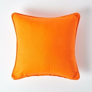 Homescapes - Kissenbezug aus Baumwolle in Orange, 45 x 45 cm - Orange
