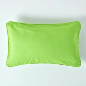 HOMESCAPES Grüner Kissenbezug aus Baumwolle, 30 x 50 cm - Grün