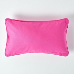 HOMESCAPES Kissenbezug aus Baumwolle in Pink, 30 x 50 cm - Pink