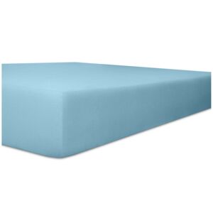 WÄSCHEFABRIK KNEER E.K. Kneer Vario-Stretch Spannbetttuch one für Topper 4-12 cm Höhe Qualität 22 Farbe blau 180x220x4-12cm