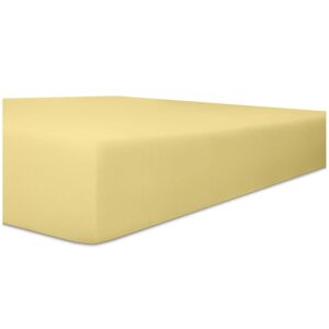 Wäschefabrik Kneer E.k. - Kneer Vario-Stretch Spannbetttuch one für Topper 4-12 cm Höhe Qualität 22 Farbe creme 100x220x4-12cm