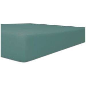 Wäschefabrik Kneer E.k. - Kneer Vario-Stretch Spannbetttuch one für Topper 4-12 cm Höhe Qualität 22 Farbe salbei 140x220 cm