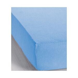 bonprix Frottee Spannbettlaken - blau - Size: 1 (100/200 cm)