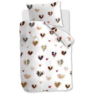 Beddinghouse Animal Hearts Kinderbettwäsche aus Renforcé - multi - 100x135 / 40x60 cm