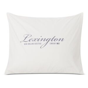 Lexington Printed Kopfkissenbezug aus Popelin - white/dove - 50x70 cm