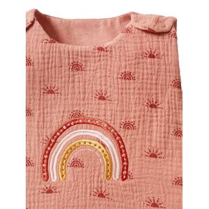 Vertbaudet Bio-Kollektion: Baby Sommerschlafsack aus Musselin rosa