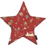 Apelt Winterwelt 6200 Sternkissen - rot - 44x44 cm