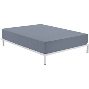 GreatTiger Fitted bottom sheet Alexandra House Living Steel Grey 160 x 200 cm