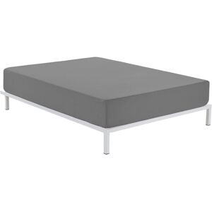 GreatTiger Fitted bottom sheet Alexandra House Living Titanium 90 x 190/200 cm