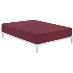 GreatTiger Fitted bottom sheet Alexandra House Living Maroon 105 x 200 cm