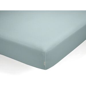 GreatTiger Fitted bottom sheet Alexandra House Living QUTUN Light Blue 200 x 200 cm 200 x 1 x 200 cm