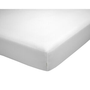 GreatTiger Fitted bottom sheet Alexandra House Living QUTUN White 200 x 200 cm 200 x 1 x 200 cm