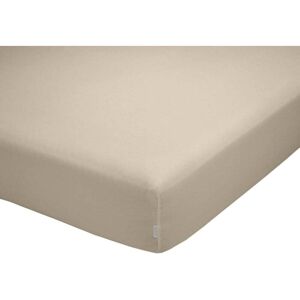 GreatTiger Fitted sheet Alexandra House Living QUTUN Taupe 180 x 200 cm