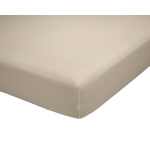 GreatTiger Fitted sheet Alexandra House Living QUTUN Taupe 140 x 1 x 200 cm