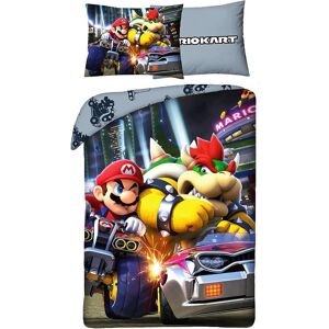 Super MarioKart Bump Sovepose Sengesæt 140x200 + 70x90cm