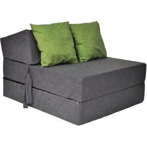 Viking Foldbar gæstesengsmadras 200 x 70 x 15 cm med puder