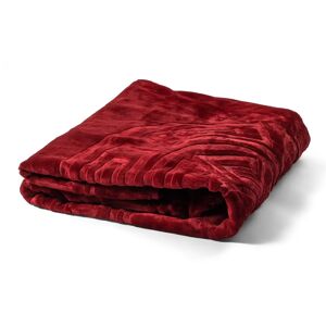 Royal Textile Præget Sengetæppe, Rød