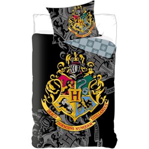 Harry Potter Hogwarts Dynebetræk Sengetøj Sengesæt 140x200+70x90 Multicolor