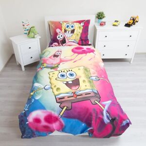 SpongeBob SvampeBob Firkant & Patrik Dynebetræk Sengesæt 140x200+70x90cm Multicolor