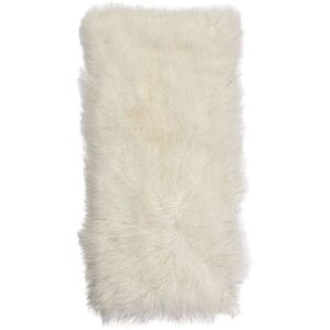 Natures Collection Tibetan Sheepskin Plaid Premium Quality 60x120 cm - Ivory