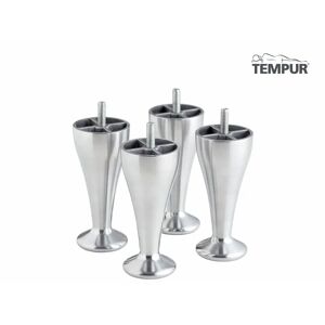 Tempur Designer Ben 4stk H: 12cm - Krom