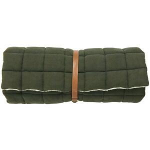 Nordal Yin Yoga Mattress w/fur 65x195 cm - Dark Green