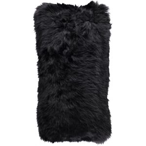 Natures Collection Cushion of New Zealand Sheepskin 28x56 cm - Black