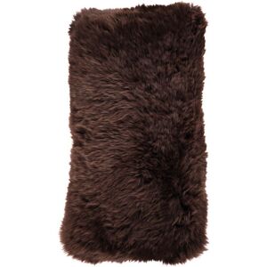 Natures Collection Cushion of New Zealand Sheepskin 28x56 cm - Chocolate