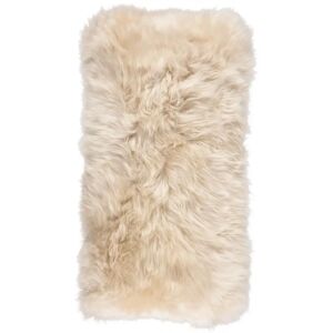 Natures Collection Cushion of New Zealand Sheepskin 28x56 cm - Linen