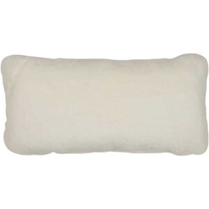 Natures Collection Moccasin New Zealand Sheepskin Cushion 28x56 cm - White