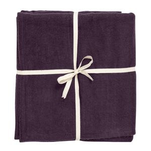 Nordal Yoga Cotton Blanket 150x200 cm - Burgundy