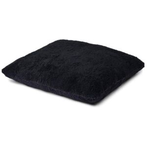 Natures Collection Maxi Float Cushion New Zealand Sheepskin Short Wool Double Side 90x90 cm - Black