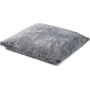 Natures Collection Maxi Float Cushion New Zealand Sheepskin Short Wool Double Side 90x90 cm - Light Grey