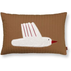 Ferm Living Bird Quilted Cushion Rectangular 60 x 40 cm - Sugar Kelp