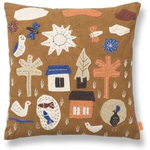 Ferm Living Village Cushion 40x40 cm - Sugar Kelp