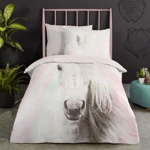 Good Morning sengetøj til børn FLUFFY 140x200/220 cm pink