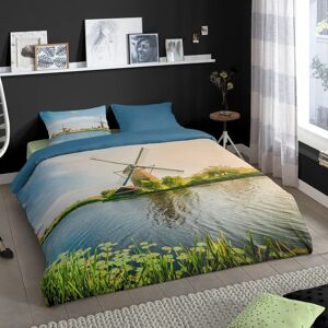 Good Morning sengetøj WINDMILL 240x200/220 cm flerfarvet