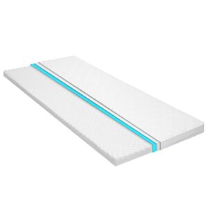 vidaXL 282768  Mattress Topper 80x200 cm Cold Foam Egg Profile 6 cm